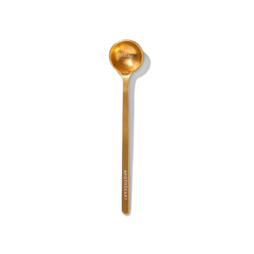 APOTHÉKARY GOLD DOSING SPOON - 1/2 TSP