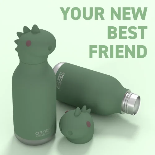 ASOBU BESTIE BOTTLE 16 OZ - DINOSAUR - Image 3