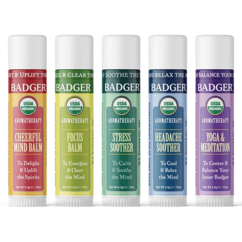 BADGER AROMATHERAPY TRAVEL KIT (5 x .15OZ STICKS) - Image 4