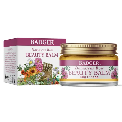 BADGER BEAUTY BALM DAMASCUS ROSE - FOR DELICATE SKIN 1 OZ - Image 3