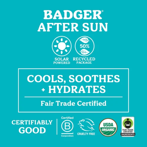 BADGER COCONUT AFTER SUN BALM 2 OZ TIN - Image 3