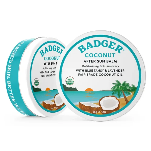 BADGER COCONUT AFTER SUN BALM 2 OZ TIN - Image 6