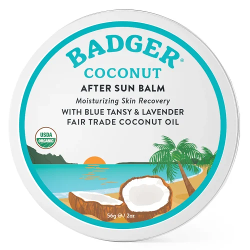 BADGER COCONUT AFTER SUN BALM 2 OZ TIN