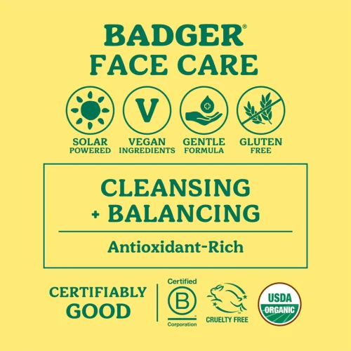 BADGER FACE CLEANSING OIL ARGAN - FOR ALL SKIN TYPES 2 OZ - Image 4