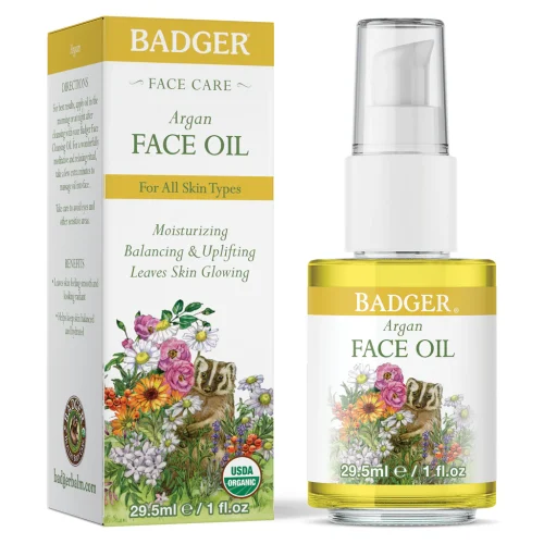 BADGER FACE OIL ARGAN - FOR ALL SKIN TYPES 1 OZ - Image 4