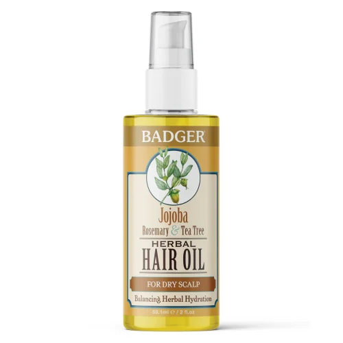 BADGER HAIR OIL JOJOBA - FOR DRY SCALP 2 OZ