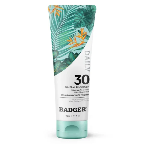 BADGER SPF 30 DAILY MINERAL SUNSCREEN 4 OZ