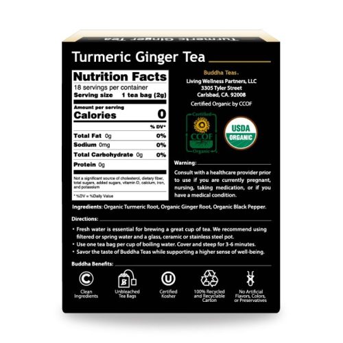 BT TURMERIC GINGER TEA - Image 3