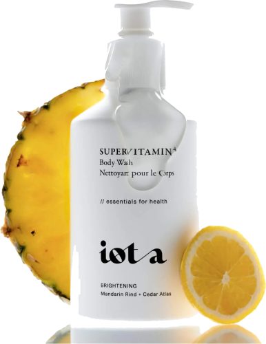 IOTA SUPERVITAMIN BODY WASH+ 10FL OZ, BRIGHTENING - MANDARIN RIND + CEDAR ATLAS - Image 3