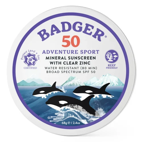 SPF 50 ADVENTURE SPORT MINERAL SUNSCREEN CREAM TIN 2.4 OZ