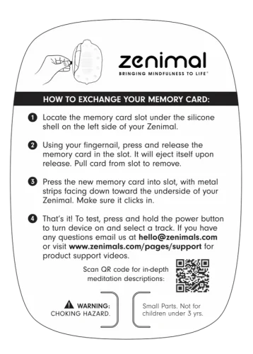 ZENIMAL ORCA COLLECTION MEDITATION CARD - Image 2