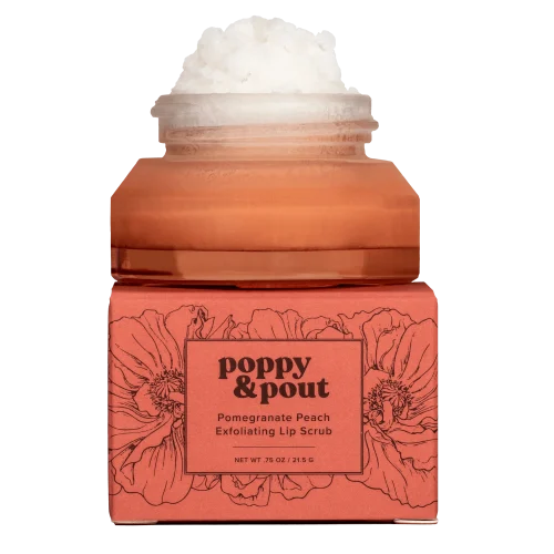 P&P POMEGRANATE PEACH LIP SCRUB