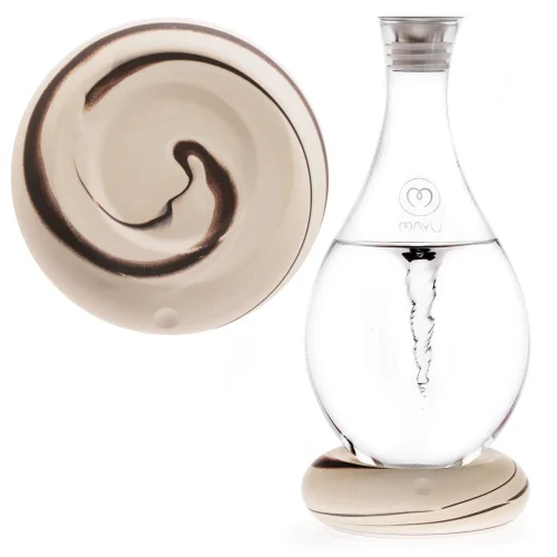 MAYU SWIRL - WATER ENHANCING PITCHER - GRAYSTONE - Image 4