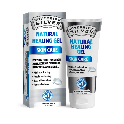 SOVEREIGN SILVER NATURAL HEALING - SKIN CARE GEL 2 OZ
