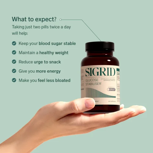 SIGRID GLUCOSE STABILISER - 120 CAPS - Image 4
