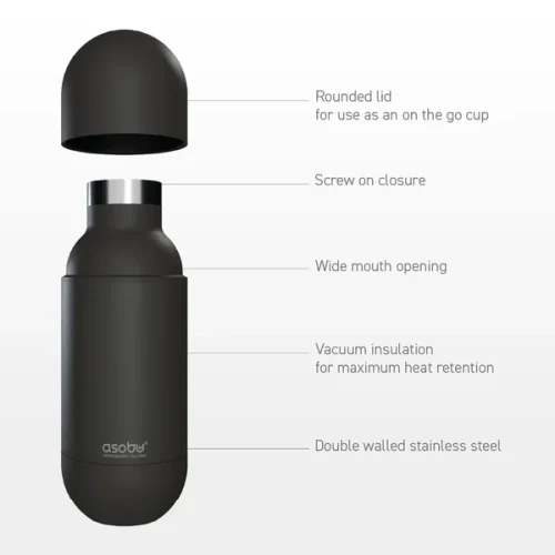 ASOBU ORB WATER BOTTLE 14OZ - Image 4