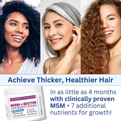 MSM + BIOTIN | Hair Benefits Powder - Image 3