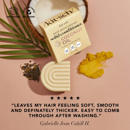 KITSCH Coconut Oil Deep-Moisturizing Conditioner Bar - Image 4