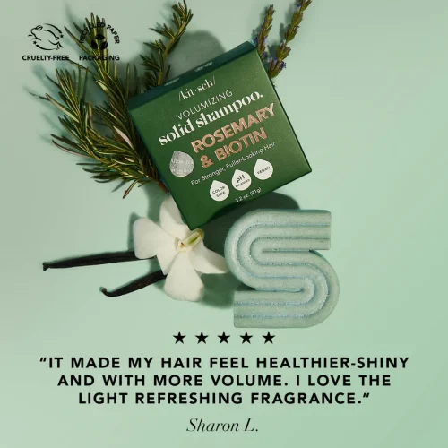 ROSEMARY & BIOTIN VOLUMIZING SHAMPOO BAR - Image 4