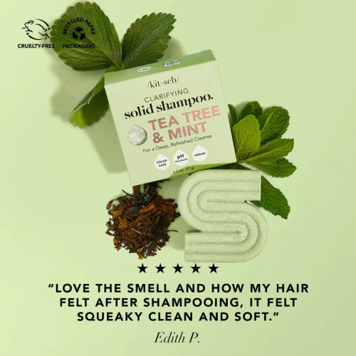 TEA TREE & MINT CLARIFYING SHAMPOO BAR - Image 4