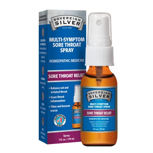 SOVEREIGN SILVER SORE THROAT - SPRAY 2 OZ