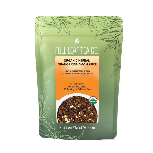 FLT Organic Herbal Orange Cinnamon Spice Bags - 2 oz - 30 servings