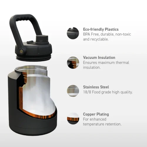 MIGHTY JUG 2L - BLACK - Image 4