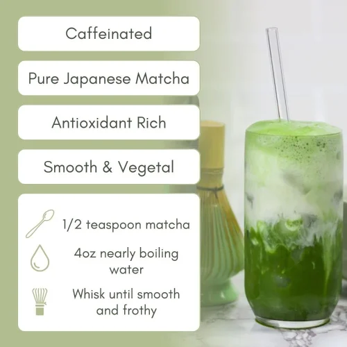 FLT Organic Premium Matcha Bags - 1.5oz - 40 SERVINGS - Image 3