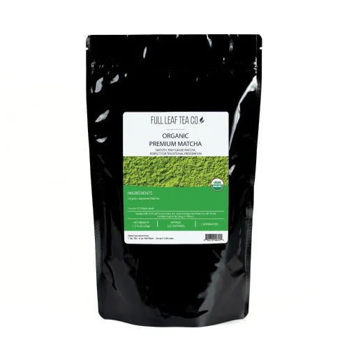 FLT Organic Premium Matcha Bags - 1.5oz - 40 SERVINGS - Image 4