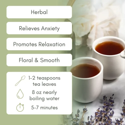 FLT Organic Relieve Stress Tea Bags - 2 oz - 30 servings - Image 3