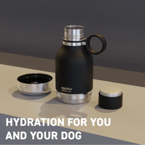 ASOBU DOG BOWL BOTTLE STAINLESS 33OZ - Image 4