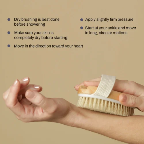HYALUXE Exfoliating Wooden Body Brush - Image 5