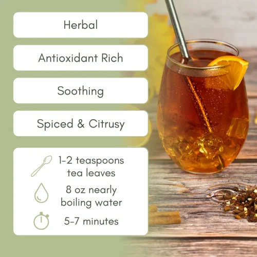 FLT Organic Herbal Orange Cinnamon Spice Bags - 2 oz - 30 servings - Image 3
