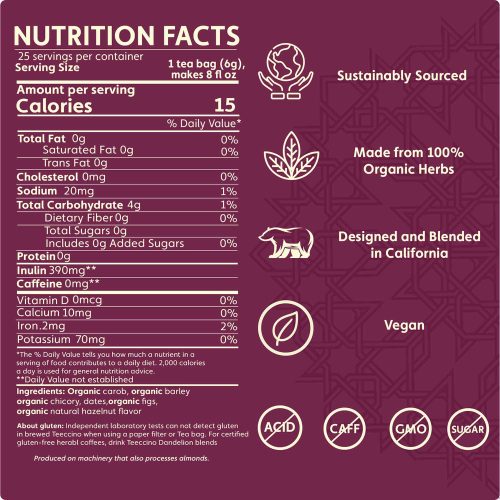 HAZELNUT ROASTED HERBAL TEA - Image 2
