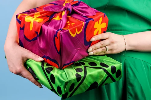 KF Reusable Fabric Gift Wrap Furoshiki - Image 4