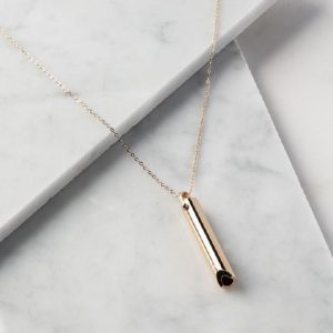 KOMUSO SHIFT PENDANT & CHAIN - 14K GOLD
