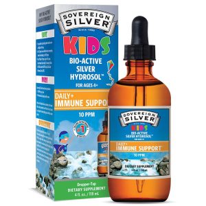 SOVEREIGN SILVER KIDS DAILY IMMUNE SUPPORT - DROPPER 4 OZ