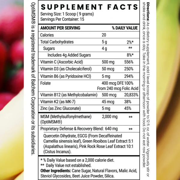 MSM + QUERCETIN - Image 2