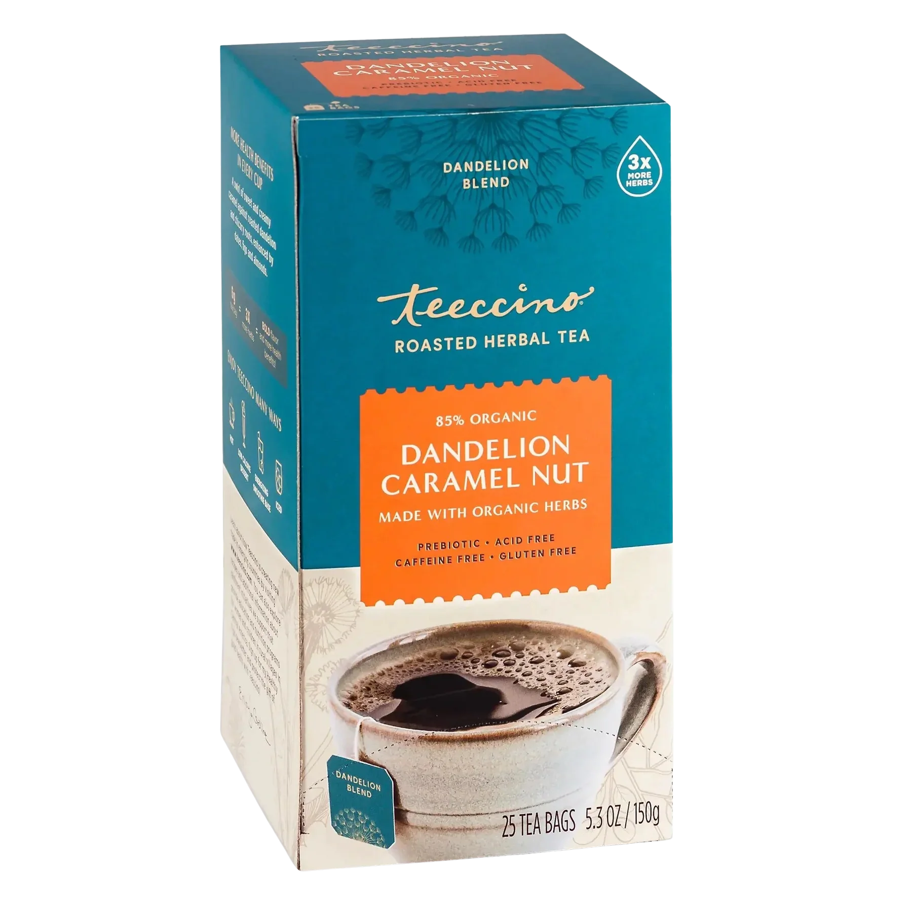 DANDELION CARAMEL NUT  TEA BAGS