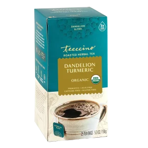 DANDELION TURMERIC TEA BAGS
