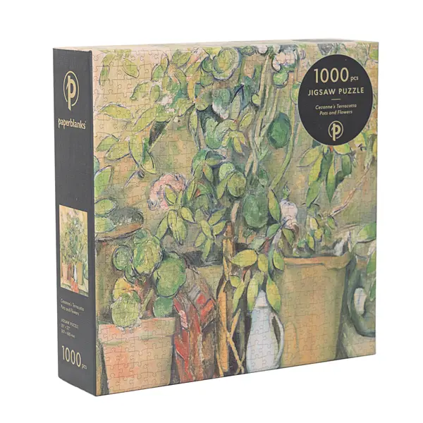 CEZANNE'S TERRACOTTA POTS & FLOWERS JIGSAW PUZZLE