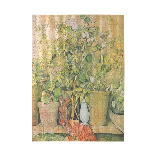 CEZANNE'S TERRACOTTA POTS & FLOWERS JIGSAW PUZZLE - Image 3