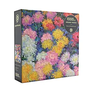 MONET'S CHRYSANTHEMUMS JIGSAW PUZZLE