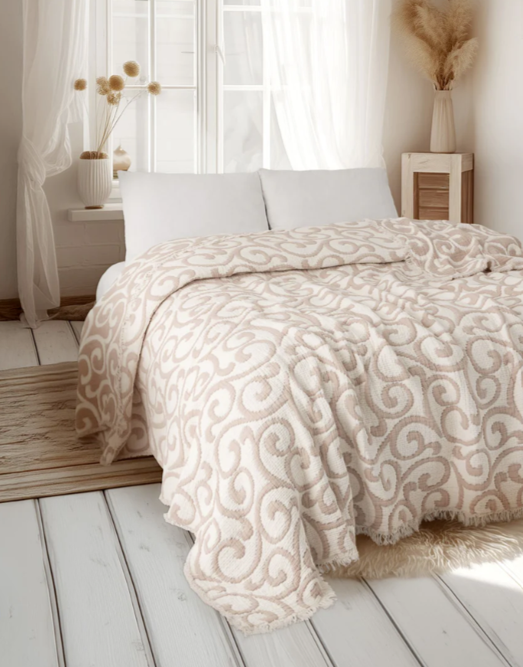 REVERSIBLE 5-LAYER MUSLIN BLANKET